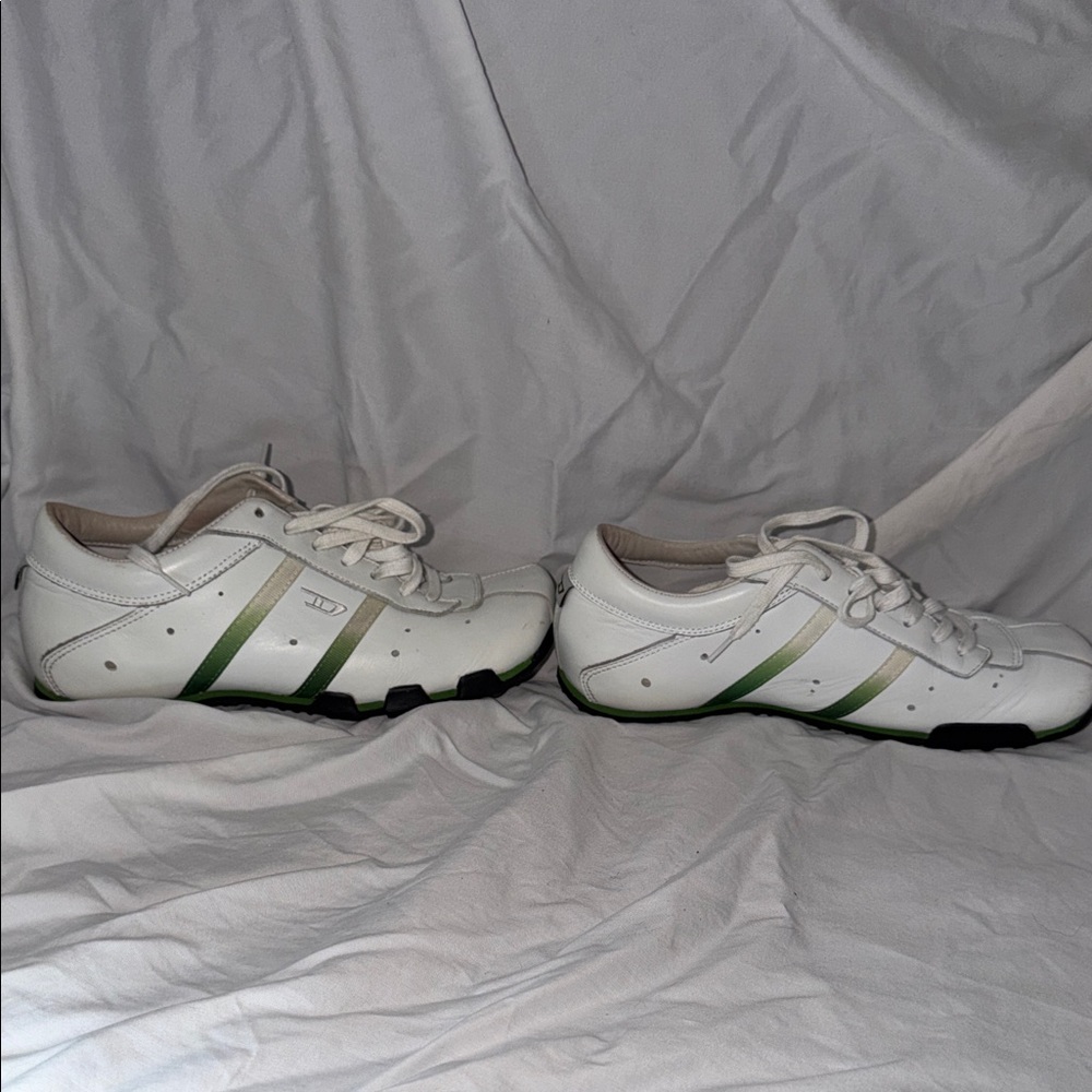 White and Green Women’s Shoes